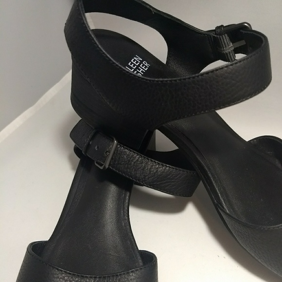 eileen fisher lou block heel sandal